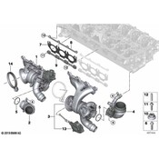 BMW Turbocharger Inlet O-Ring - Genuine BMW 11658469096