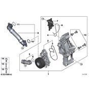 BMW Engine Water Pump Seal - Genuine BMW 11518482263