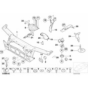 BMW Saucer-Head Screw (M6X35-8 8Zns) - Genuine BMW 07119900755