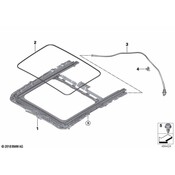 BMW Sunroof Drain Hose - Genuine BMW 54107447967