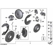 Mini Disc Brake Caliper - Genuine Mini 34216864119