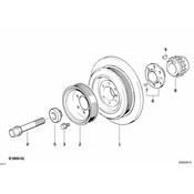 BMW Harmonic Balancer - Genuine BMW 11231743305