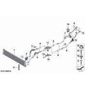 BMW Auto Trans Oil Cooler - Genuine BMW 17118053512