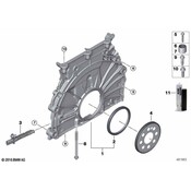 BMW Engine Timing Cover - Genuine BMW 11148687456