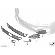 BMW Grille - Genuine BMW 51118074421