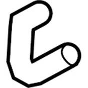 Audi VW Radiator Coolant Hose - Genuine Audi VW 1K0121101S
