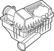 VW Air Box Assembly - Genuine VW 3C0129607BP