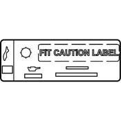 Volkswagen A/C System Information Label - Genuine VW 3CN010008A
