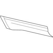 Volkswagen Door Molding - Genuine VW 3CN854949F9B9