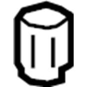 Audi VW A/C Service Valve Cap - Genuine Audi VW 3D0820581