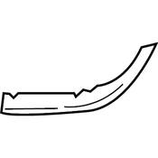 Volkswagen Headlight Molding - Genuine VW 3G8941120A