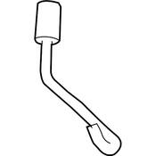 Volkswagen Fuel Tank Vent Hose - Genuine VW 3Q0201931B