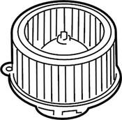 Volkswagen HVAC Blower Motor - Genuine VW 3Q1819021D