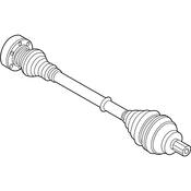 VW Axle Assembly - Genuine VW 3QF501204A