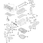 VW Engine Camshaft Seal - Genuine VW Audi 04E103085AF