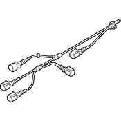 Audi ABS Wheel Speed Sensor Wire Harness Rear Right (S7 S6) - Genuine VW Audi 4G0972254B