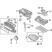 VW Engine Intake Manifold - Genuine VW 05E129709AM