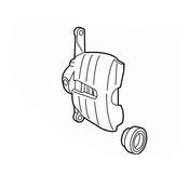 VW Disc Brake Caliper - Genuine VW 5G0615124D