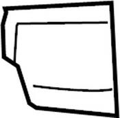 Volkswagen Reflector Panel - Genuine VW 5H0945072