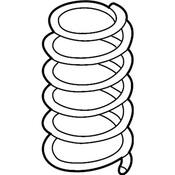 VW Coil Spring - Genuine VW 5QM411105B
