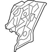 Audi VW Engine Timing Cover - Genuine Audi VW 06E103171CF