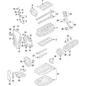 Audi Engine Crankshaft Main Bearing - Genuine VW Audi 06H105591JWEI