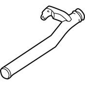 VW Engine Coolant Pipe - Genuine VW 06K121034