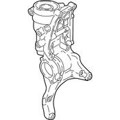 VW Oil Filter Housing Bracket Assembly - Genuine VW 06K903143D