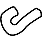 Audi VW Engine Coolant Hose - Genuine Audi VW 06L121051C