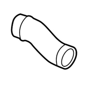 Audi Turbocharger Intercooler Hose - Genuine Audi 7L6145708H
