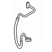 Audi VW A/C Refrigerant Discharge Hose - Genuine Audi VW 7L6820721BJ
