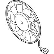 Audi VW Engine Cooling Fan Motor - Genuine Audi VW 8W0959455AA