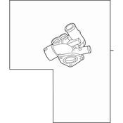 Audi VW Engine Coolant Thermostat Kit - Genuine VW Audi 022121111H