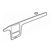 Volkswagen Instrument Panel Trim Panel - Genuine VW 561857212DHIH
