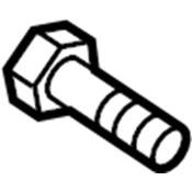 Audi VW Brake Hydraulic Line Screw - Genuine VW Audi N01029316