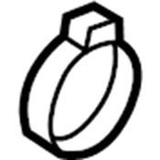 VW CV Joint Boot Band Front (EuroVan) - Genuine VW Audi N10233802