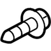 Audi VW Bumper Cover Bolt - Genuine VW Audi N10612701