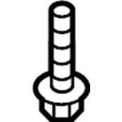Audi VW Suspension Track Bar Bolt - Genuine VW Audi N10748601