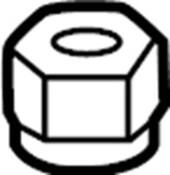 Audi VW Vapor Canister Nut - Genuine VW Audi N10772801