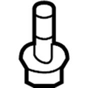 Audi VW Floor Pan Splash Shield Screw - Genuine VW Audi N91033101