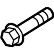 Audi VW Porsche Suspension Control Arm Bolt - Genuine Audi VW N91237101