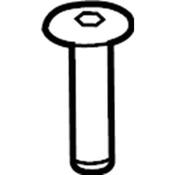 Audi Hex bolt - Genuine Audi N91260301