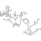 Audi VW Power Steering Return Hose Clip - Genuine VW Audi 1C0422705A