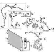 Audi VW A/C Condenser - Genuine Audi VW 1EA816411A