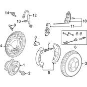 Audi VW Parking Brake Actuator - Genuine Audi VW 1EA927282