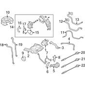 Audi VW Evaporative Emissions System Lines - Genuine Audi VW 1K0201160BA