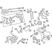 Audi VW Evaporative Emissions System Lines - Genuine VW Audi 1K0201931Q