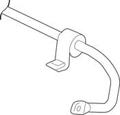 VW Stabilizer Bar Assembly - Genuine VW 1K0411303AR