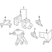 VW ABS Control Unit - Genuine VW 1K0614517DDBEF