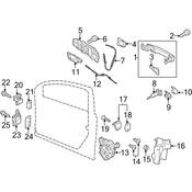 Volkswagen Exterior Door Handle Gasket - Genuine VW 1K8837210C9B9